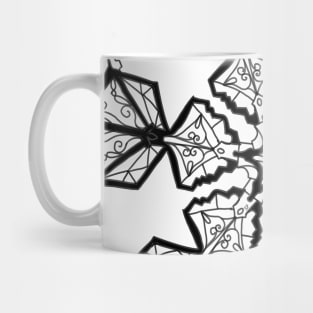 Inktober: Snowflake Mug